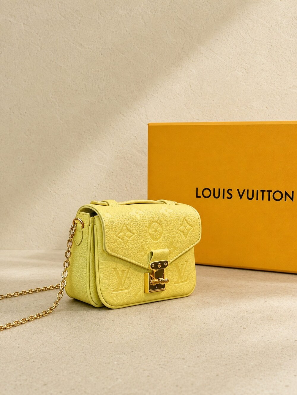 Louis Vuitton Micro Metis Crossbody in Yellow Monogram Empreinte Cowhide - Picture 5 of 5